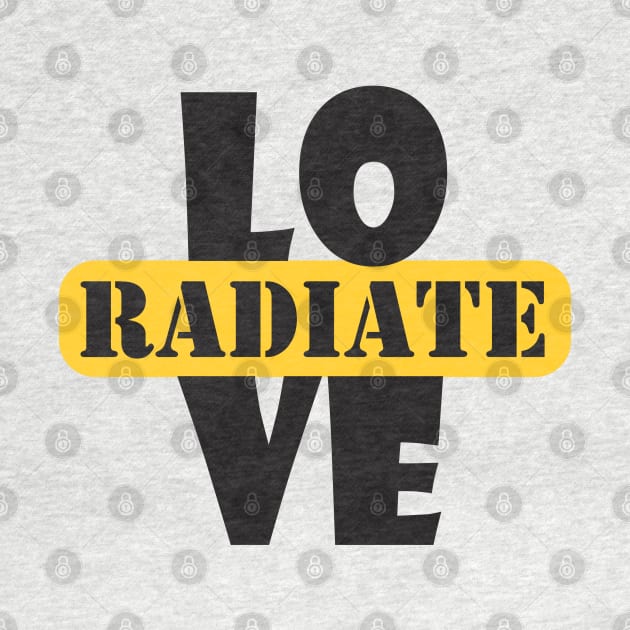 Radiate love by Qasim